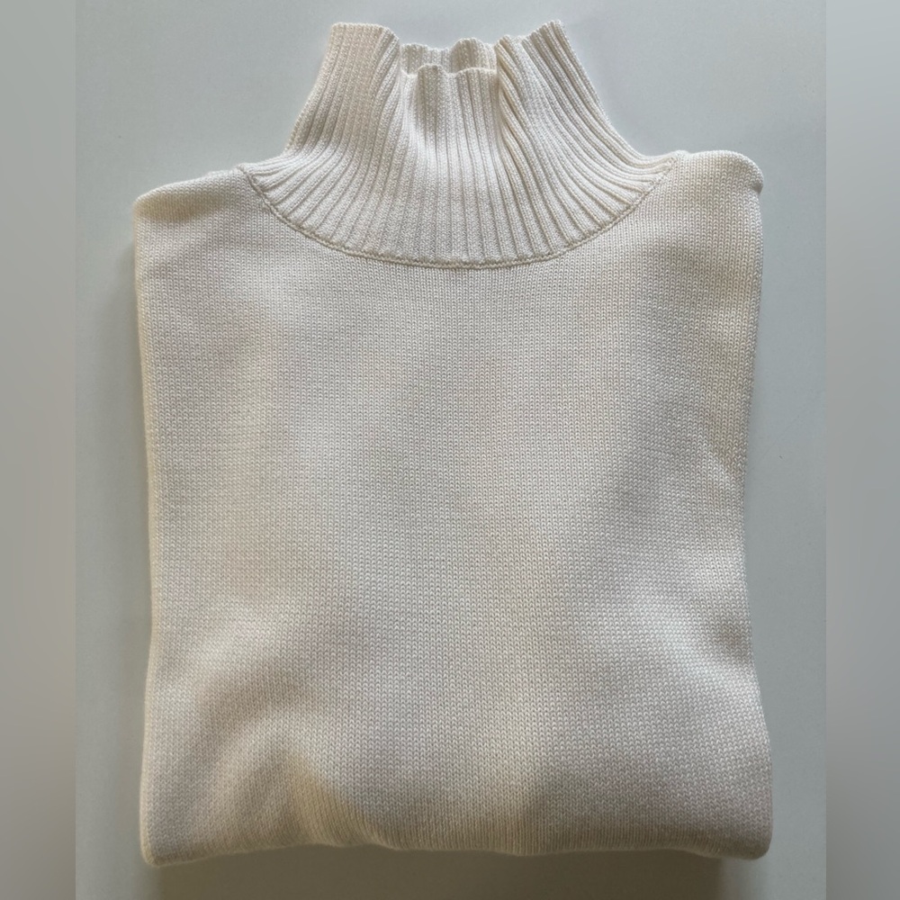 Studio 412 (Maine) Lux High Neck Sailor Sweater in Cotton and Silk
